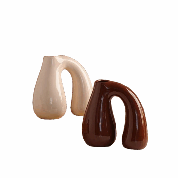 1b1d97dbd5df3ee811af36ee7a047ecf U-shaped ceramic vase