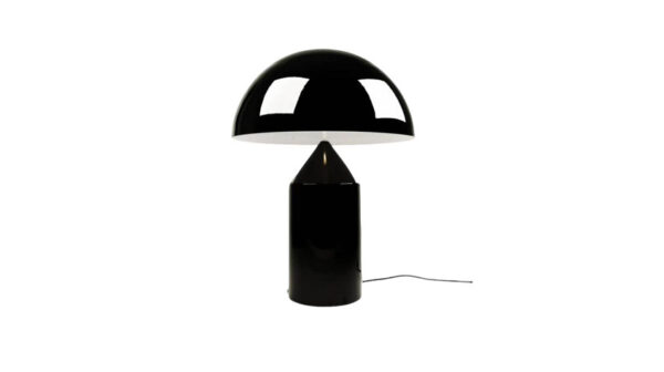 Black Painted Metal Table Lamp