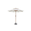 Beige outdoor umbrella